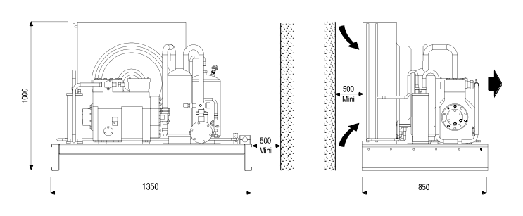 BSHD-400A-B-SH-P dimension drawing