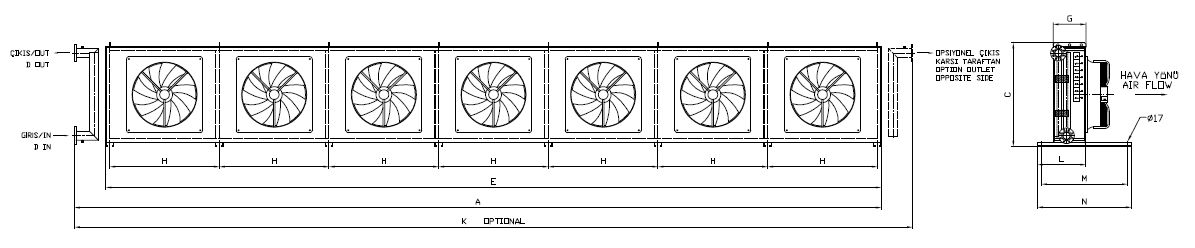 BC/BD-763BB5-B01 dimension drawing