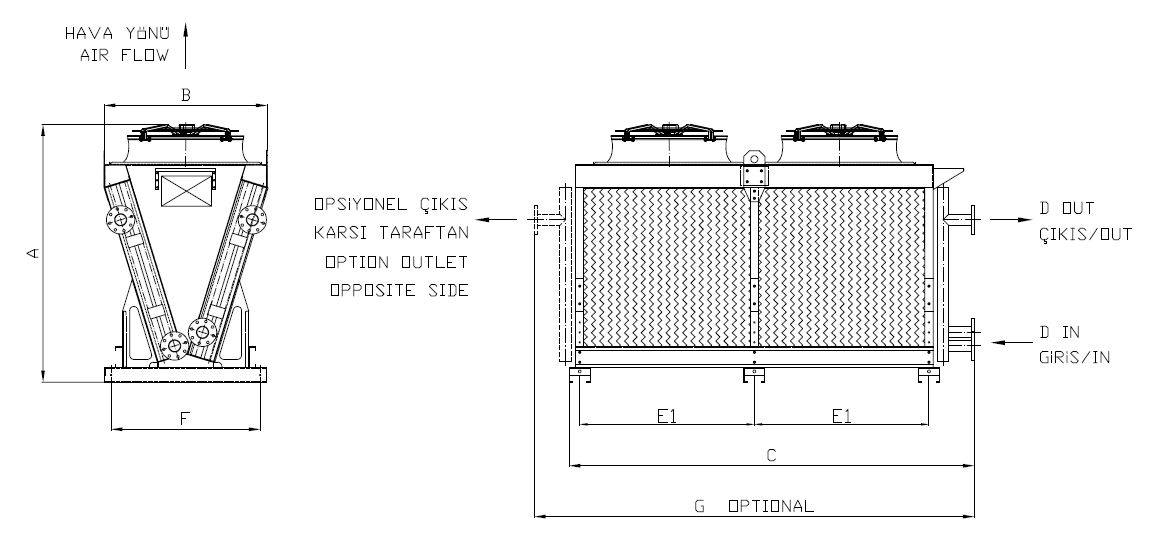 BE-280BC1-B01 dimension drawing