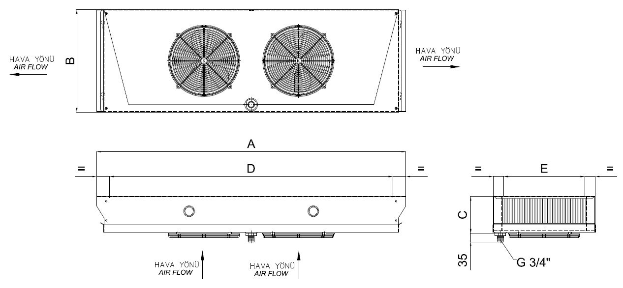 ED-A-C-225AD6-B24 dimension drawing