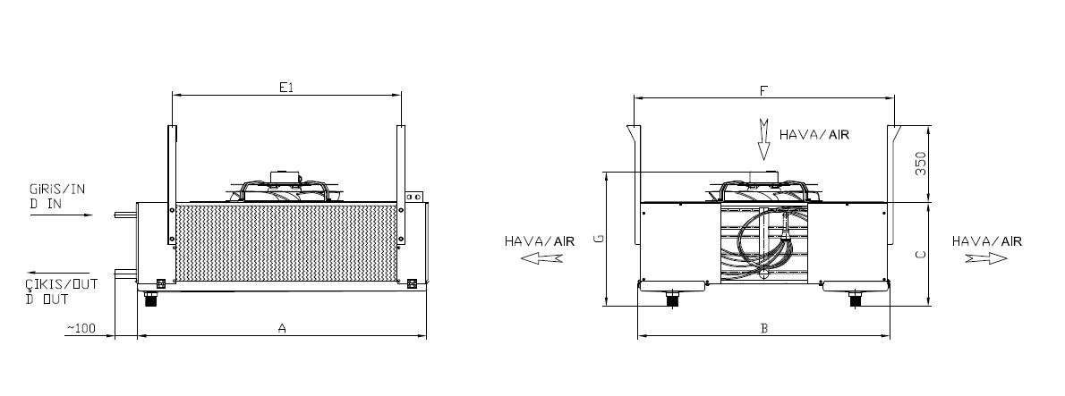 ED-DP-163AE7-B27 dimension drawing