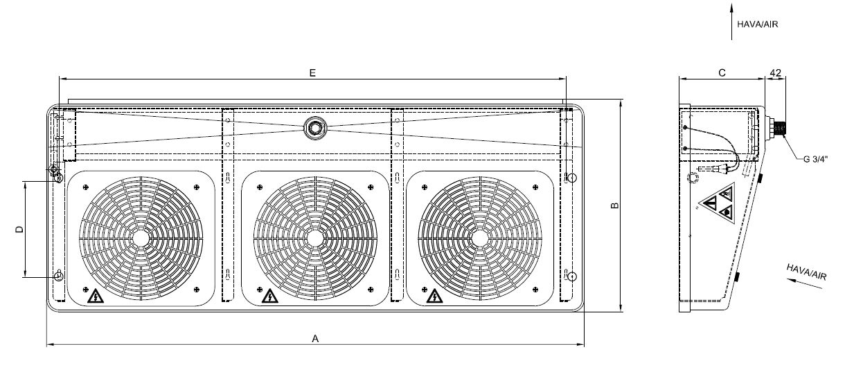EG-P-323AB4-C21 dimension drawing