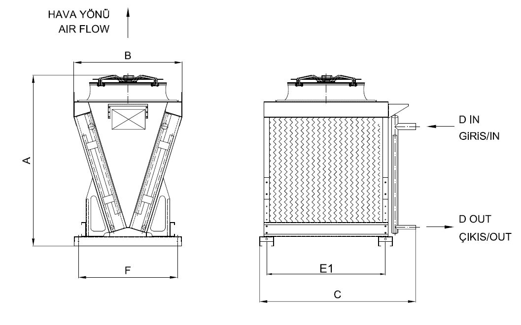 KC-180DC5-B01 dimension drawing