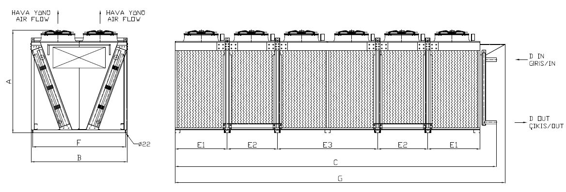 KC-2x680BC1-B01T dimension drawing