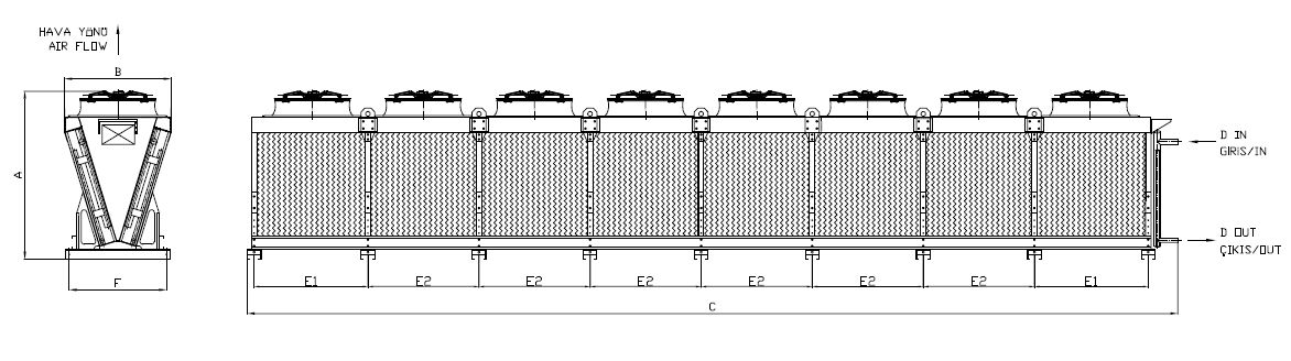 KC-880CB1-B01 dimension drawing