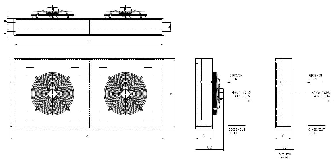 KT-217AB4-B03 dimension drawing