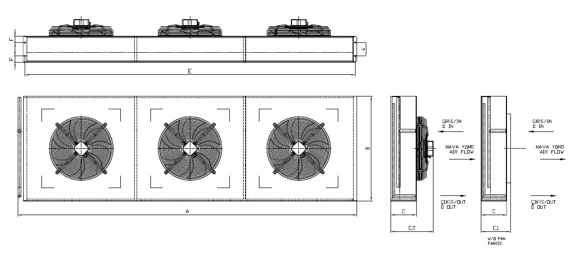 KT-330FA1-B01 dimension drawing
